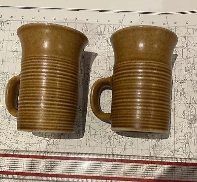 Buy Two Mugs Langley / Denby Pottery Vintage Canterbury 60’s / 70’s  • 18£