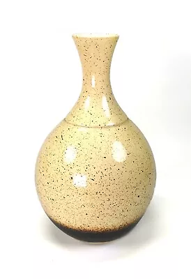 Buy Large 28cm Vintage Iden Studio Pottery Vase Oxide Flecks Stamped • 28£