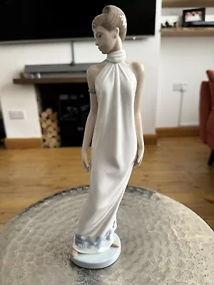Buy Large Nao By Lladro Lady Figurine ‘Elegance’ Art Deco Style, Exc. Cond.  1994 • 69.99£