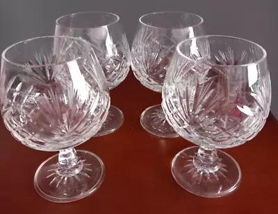 Buy Crystal Brandy Glasses, Set Of 4, 12.5cm • 10£