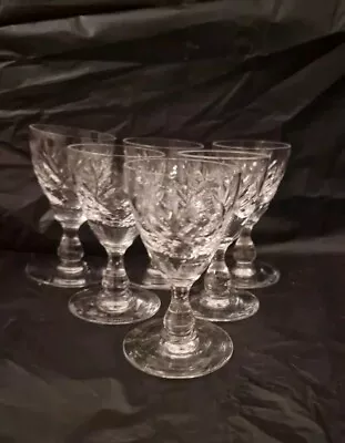 Buy Vintage Crystal Decorative Shot Glasses X 6 Edinburgh Scotland  • 20£