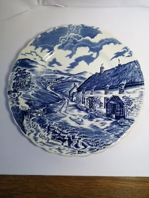 Buy Grindley Quiet Day Dinner Plate  In Blue & White. 11  Dia.  • 36£