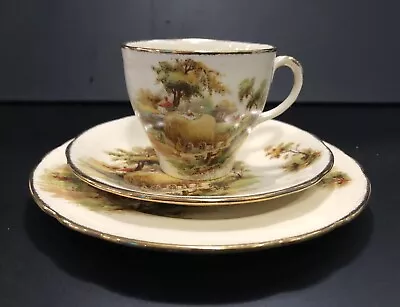 Buy Vintage Alfred Meakin Hayride Tea China Cup Trio 1940s -  Pattern • 20£