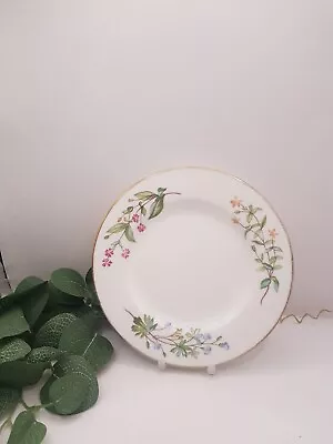 Buy Vintage Minton Meadow, Plate, Fine Bone China 1960s, Floral • 12£