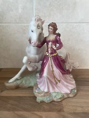 Buy Franklin Mint Fine Porcelain Figurine Lady And Unicorn • 200£