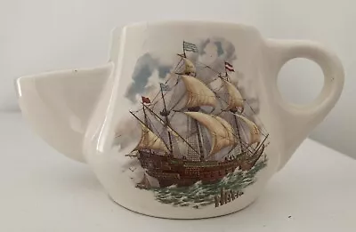 Buy Vintage Wade Royal Victoria Pottery Sailing Ship Shaving Mug • 7.99£