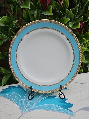 Buy Vintage 1960's Royal Crown Derby Fifth Avenue Aqua Band Gold Side Bread Plate 7¼ • 9£