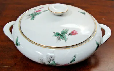 Buy Vintage Thomas China Roses Serving Bowl & Lid • 26.09£