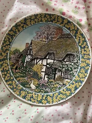 Buy Royal Worcester Cottage Gardens Kent April Plate By Sue Scullard • 3.99£