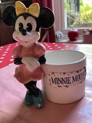 Buy Minnie Mouse China Figure And Pot • 8£