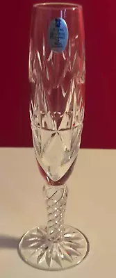 Buy Royal Doulton Crystal By Webb Corbett Bud Vase With Twist Air Stem, Vintage • 17.99£
