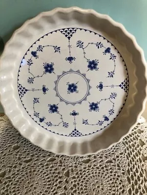 Buy Furnivals Blue Denmark Quiche / Flan / Tart Dish • 7£