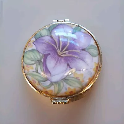 Buy Vintage Fenton China Trinket Box ( For An 80th Birthday  • 8£