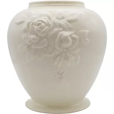 Buy Royal Creamware Vase Victorian Rose Art Deco Decorative Piece Size 20cm OC67 • 19.99£