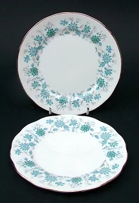 Buy TWO Colclough Braganza 8454 Pattern Side Or Bread Size Plates 16cm Look In VGC • 7.50£