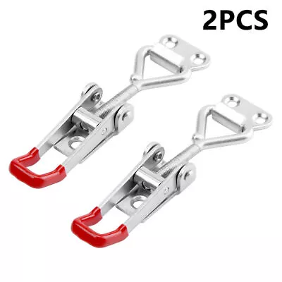 Buy 2PCS Toggle Clamp Latches Metal Adjustable Cabinet Heavy Duty Latch Clasp Lock • 4.89£