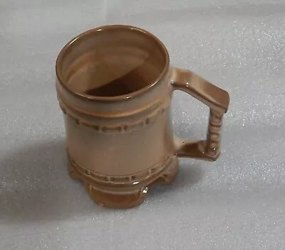 Buy Vintage Frankoma Pottery Mayan Aztec Footed Mug Desert Gold Chipped • 13.98£