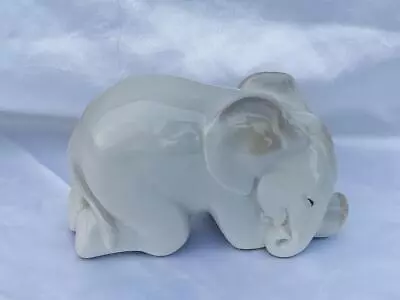 Buy USSR  Lomonosov Model Of A  Porcelain  Baby Elephant Russia 9  Cm  High • 14.98£