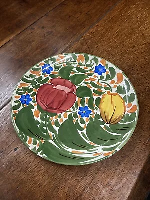Buy Vintage Wade Royal Victoria  Plate Hand Painted Tulip Flowers Design 24cms  • 20£
