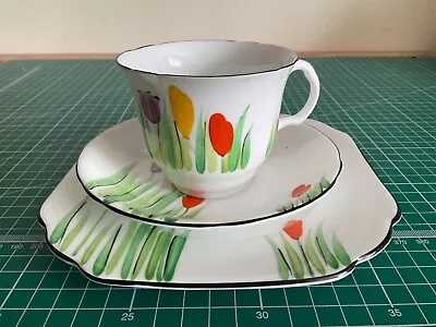 Buy Melba China Trio Tulips Design • 8£