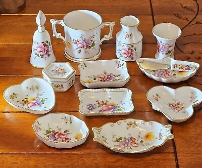 Buy 13 Royal Crown Derby Bone China  Posies Trinket Ornament  Dishes And 1 Surprise  • 50£