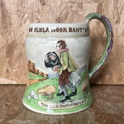 Buy Crown Devon Fieldings Pottery  Musical Tankard Mug - On Ilkla Moor Baht' At • 9.99£