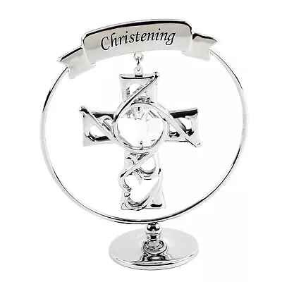 Buy NEW Crystocraft Christening Ornament  - Crystals From Swarovski   • 9.99£
