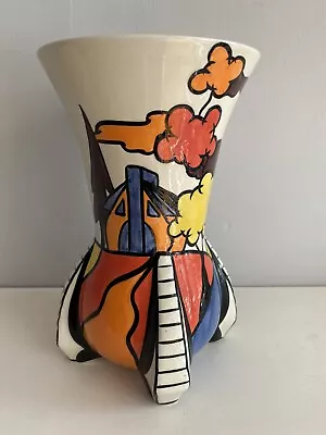 Buy Lorna Bailey Dimsdale Hall Vase Old Ellgreave Pottery • 80£