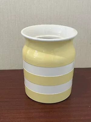 Buy Rare Large Cornishware Yellow Pot Green Shield • 39.50£