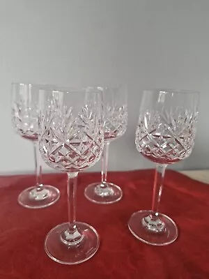 Buy Set 4 Edinburgh International Crystal Sherry Glasses  Excellent Condition • 18£