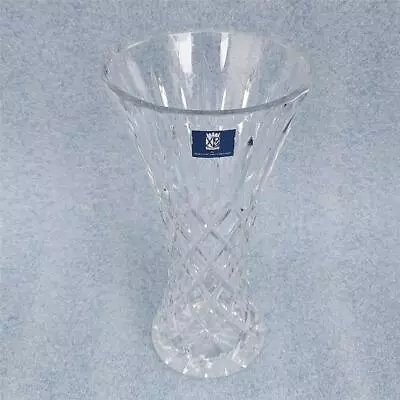 Buy Royal Doulton   St Andrews Large Crystal  Glass Vase  25.5 Cm Tall • 22.98£