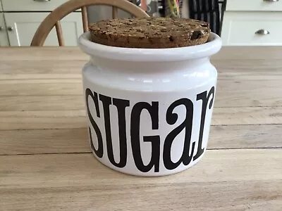 Buy T G Green Judith Onions / Spectrum Sugar Jar With Cork Lid  1970s Vintage Vgc • 14.99£