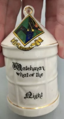 Buy Arcadian China Crested Lamp Watchman What Of The Night Wendover VGC Height 8.5cm • 5.99£