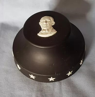 Buy Wedgwood Black  White Jasper Ware Paperweight Usa President Commemorative 1968 • 19.99£