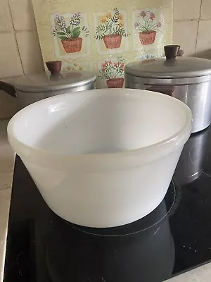 Buy Vintage Morphy Richards Milk Glass Mixing Bowl For Stand Mixer 21.5cm Diameter • 5£