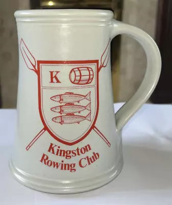 Buy Chris Aston Elkesley Pottery Kingston Rowing Club Tankard • 10£