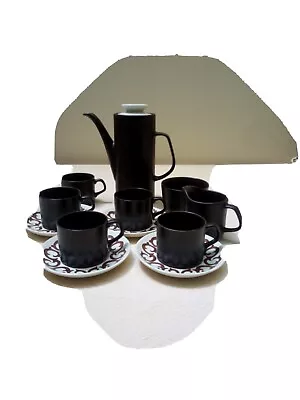 Buy J And G Meakin MAIDSTONE Design Coffee Set Brown Shade • 9.25£