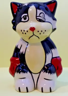 Buy Lorna Bailey  Cat  Ali The Boxer  Figurine Signed To Base By Lorna Bailey VGC • 52£