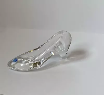Buy Vintage Crystal Small Slipper Cinderella Clear Glass Shoe Trinket/ornament • 10£