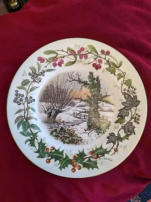 Buy Vintage Coalport Plate Woodland Season S Winter Walk • 5£