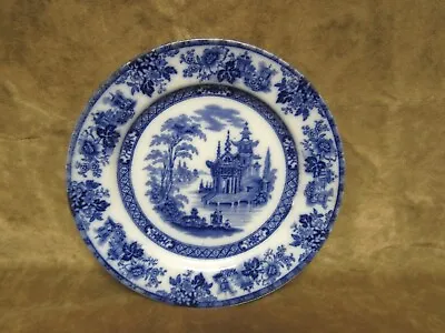 Buy Victorian Flow Blue Porcelain China Royal Doulton Madras Pattern Salad Plate • 81.69£