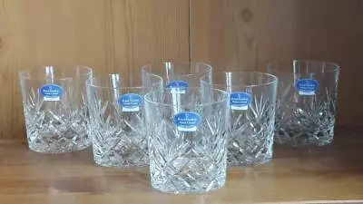 Buy 6 X   Royal Doulton Juliette Finest Crystal  Whisky Spirit  Glasses 9 Cm Tall • 44.98£