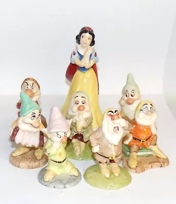 Buy Royal Doulton Snow White & The Seven Dwarfs Set, Boxed And 1st Quality • 49.99£
