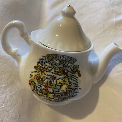 Buy Northern Ireland Crested Ware Mini Teapot BSK China • 3.50£