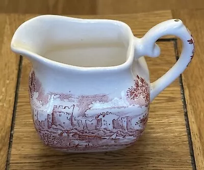 Buy ***Vintage Staffordshire English Ironstone Tableware Creamer/Milk Jug - Red*** • 14.99£