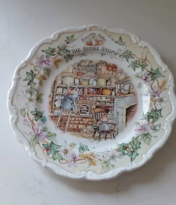 Buy Royal Doulton Brambly Hedge 8  Cabinet Plate The Store Stump  20cm  1984 • 35£