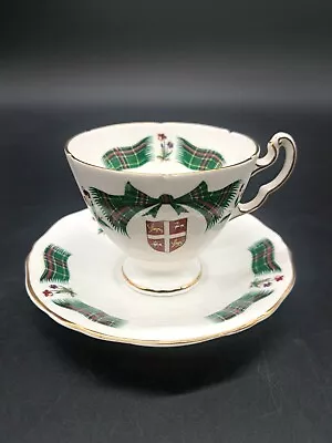 Buy Vintage Royal Adderley England Newfoundland Tartan Tea Cup And Saucer 1391 • 13.07£