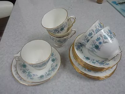 Buy Colclough Braganza Bone China 6 Cups 6 Saucers 6 Side Plates Made In England • 26.99£