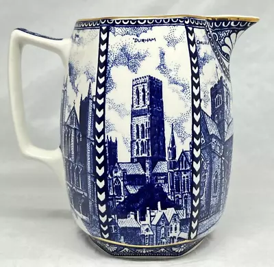 Buy Wade / Ringtons Cathedrals Pattern Blue & White Jug / Pitcher Original Box 1970s • 10.50£