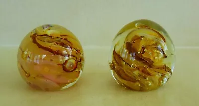 Buy Two Alum Bay Isle Of Wight Glass Paperweights • 7.99£